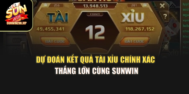 Dự Đoán Kết Quả Tài Xỉu Chính Xác, Thắng Lớn Cùng Sunwin