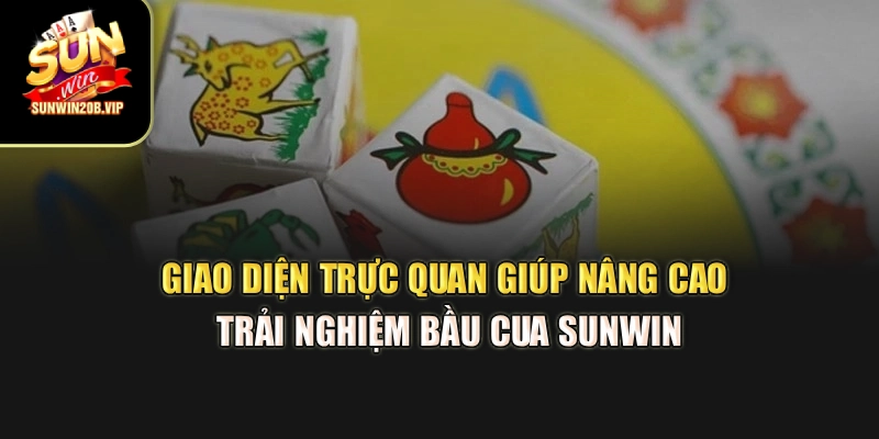 Giao diện trực quan giúp nâng cao trải nghiệm Bầu cua Sunwin