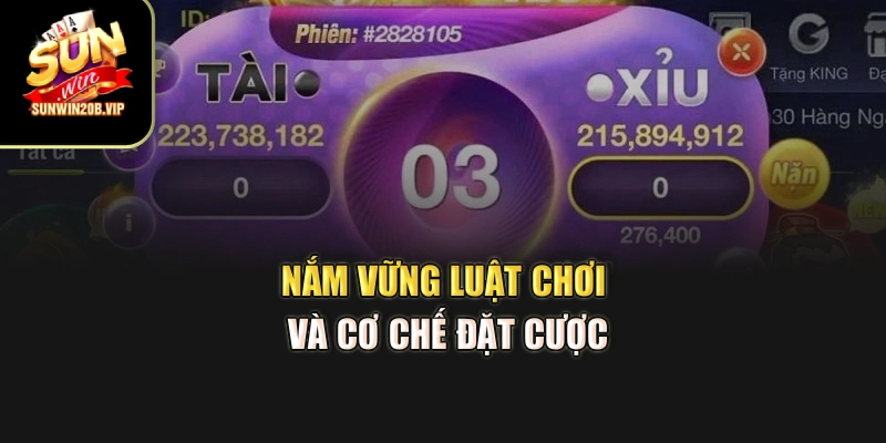 Nắm vững luật chơi và cơ chế đặt cược