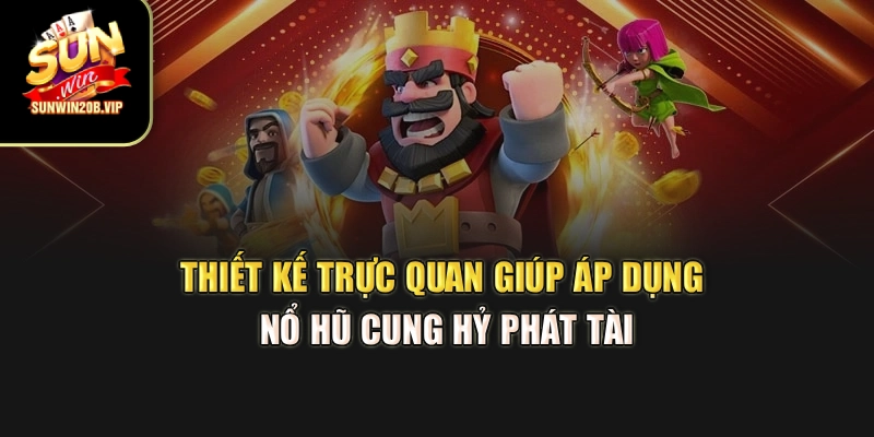 Thiết kế trực quan giúp áp dụng Nổ hũ cung hỷ phát tài