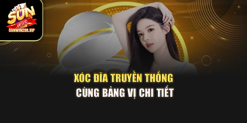 Xóc đĩa truyền thống cùng bảng vị chi tiết
